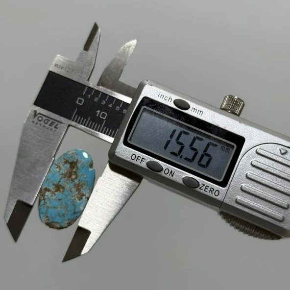 Doğal İran Nişabur Firuze (Turkuaz) Taşı 17,7 Karat - 3,52 Gram - Resim 2