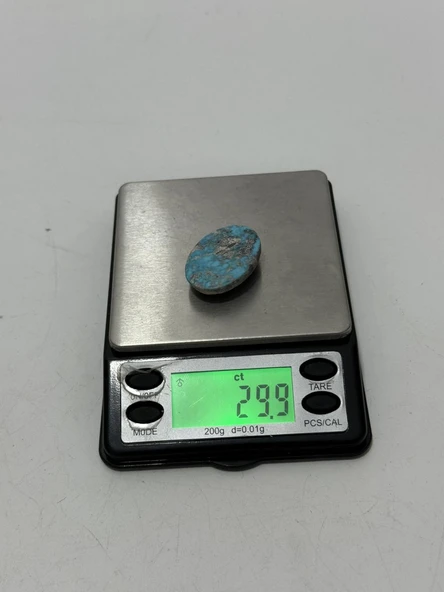Doğal İran Nişabur Firuze (Turkuaz) Taşı 29,9 Karat - 5,98 Gram - Resim 5