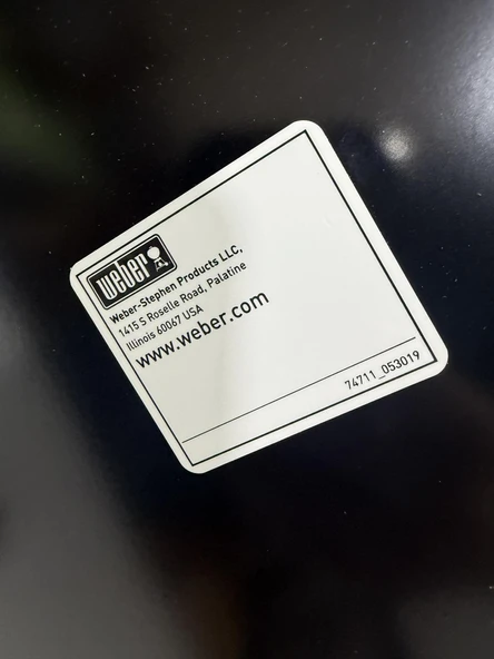 Weber Spirit 300 Gazlı Barbekü Mangal Alt Panel 68882 - Resim 7