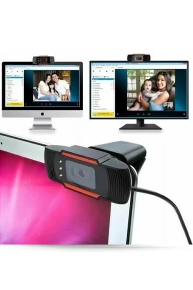 Webcam Orjınal 1080p Konferans Kamera Dahili Mikrofon Chat Görüntülü Sohbet Yayın Kamerası Hd Video - Resim 6