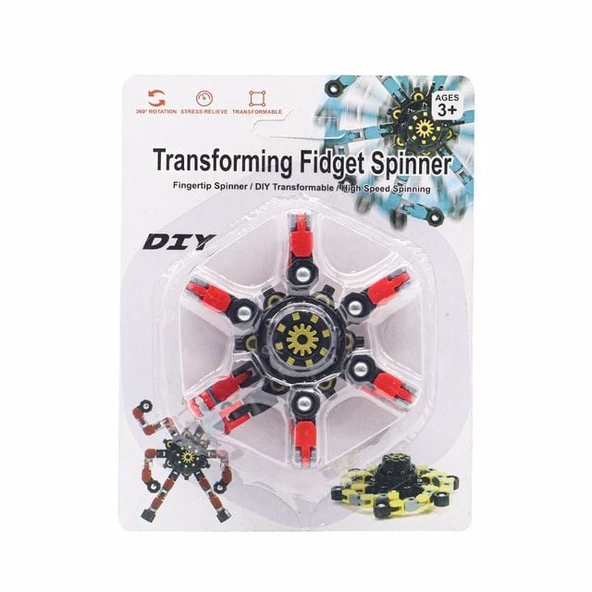 Robota Dönüşen Kırmızı Stres Çarkı - Resim 5