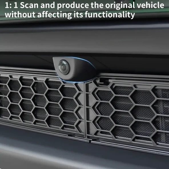 TESLA MODEL Y JUNİPER İÇİN UYUMLU ALT IZGARA PETEK MODEL ÇERÇEVE TELLİ VERSİYON - Resim 4