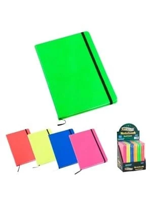 Onas A5 Suni Deri Fosforlu Kapak Defter Kareli İvory Kağıt 80 Yp 102k ürün görseli 1