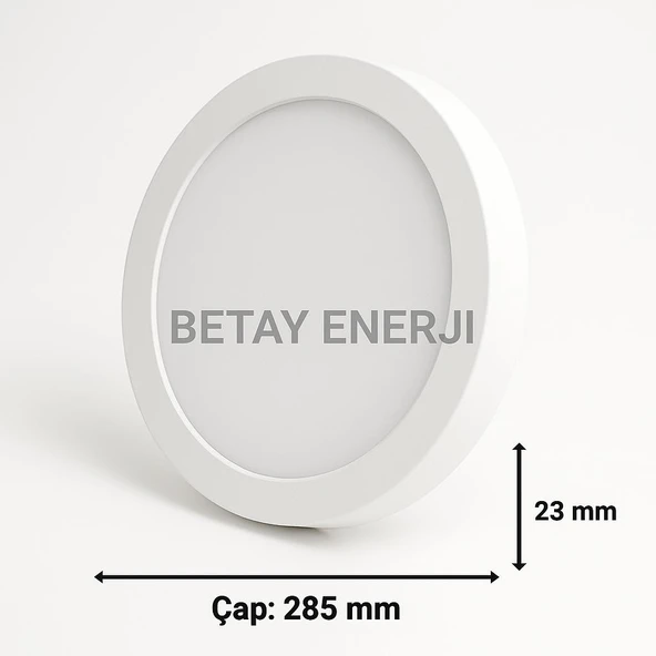 Venso 24W Yuvarlak Sıva Üstü LED Panel - Resim 3