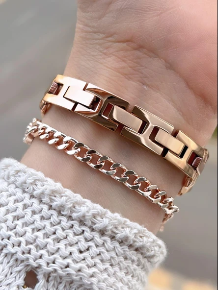 Ferrucci Küçük Kasa Vintage Seri 2 Yıl Garantili Yeni Sezon 3Atm Dayanıklı Kadın Kol Saati B.03603.5 - Resim 3