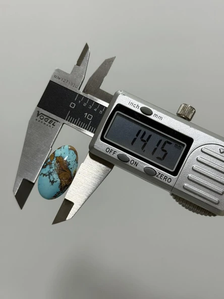 Doğal İran Nişabur Firuze (Turkuaz) Taşı 17,1 Karat - 3,4 Gram - Resim 2