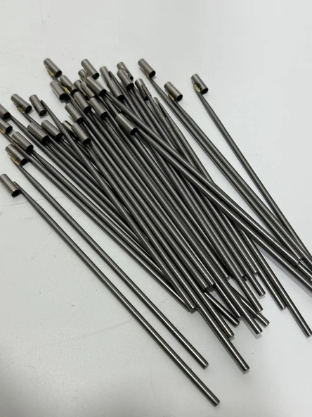 Tekstil Makinesi Düz Uçlu İplik Kılavuz İğnesi 5,5x18 (50 Adet) - Resim 3