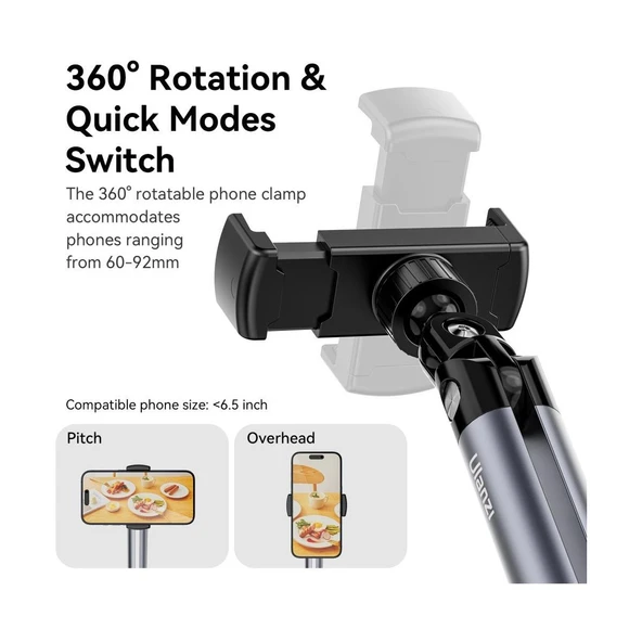 Ulanzi TH07 Ayaklı Telefon Standı T095GBB1 - Resim 5