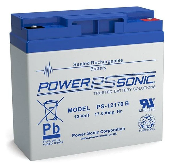 Power Sonic PS-12170 B Bakımsız Akü 12V 17A ürün görseli