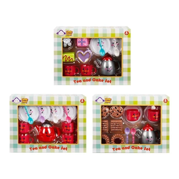 S00023301 YİYECEKLER ÇAY/KEK SET 12-14PRÇ.KÇK.-SUN ürün görseli 1