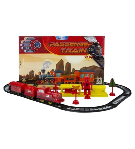 UJ Toys 26 Parçalı İstasyonlu Pilli Tren Seti UJ6105 ürün görseli 1