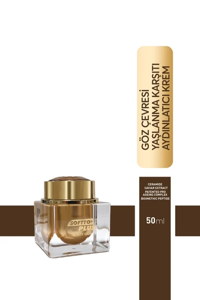 Softto Plus GÖZ ÇEVRESİ YAŞLANMA KARŞITI AYDINLATCI KREM 30 ML - Resim 5