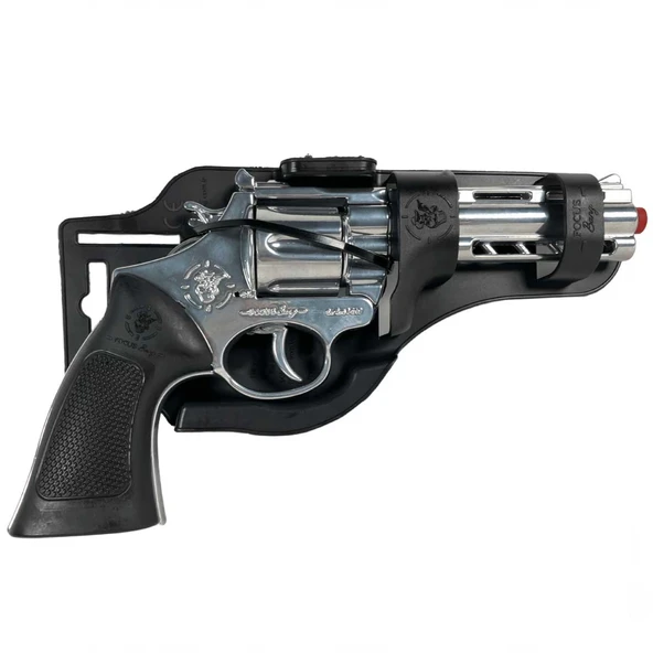 Metal Oyuncak Tabanca Krom Seri 17 ürün görseli 1