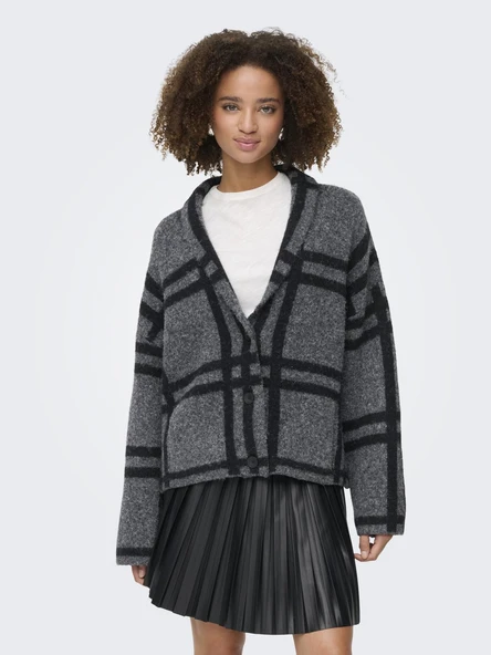 15354098 JDYLYDIA L/S V-NECK SHORT COATIGAN KNT ürün görseli