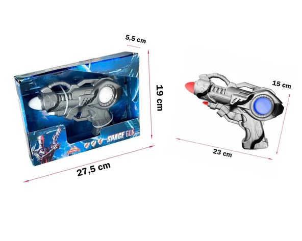 Space Gun Oyuncak Uzay Tabancası SB 2049 - Resim 2