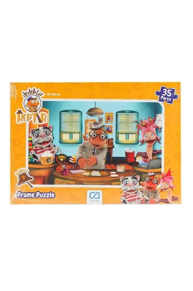 Ca Game CAFRM-5207-5208 DEDEKTİF REPTIR FRAME PUZZLE - Resim 2