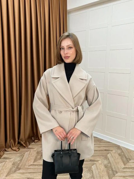 5514 STİLİFE KABAN ÇİFT SIRA DÜĞMELİ - Resim 2