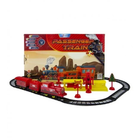 UJ Toys 26 Parçalı İstasyonlu Pilli Tren Seti UJ6105 - Resim 3