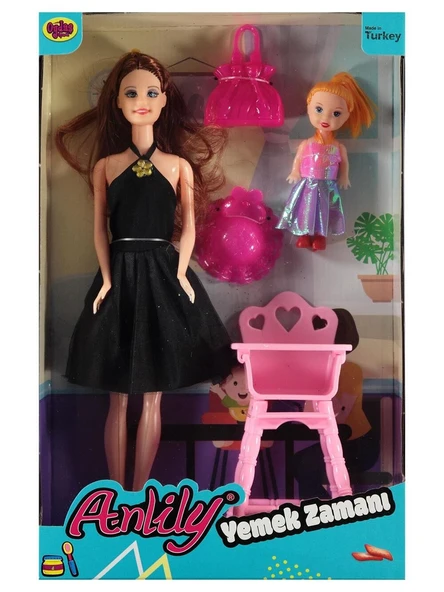 Anlily Bebek Manken Bebek Yemek Zamanı - Resim 2
