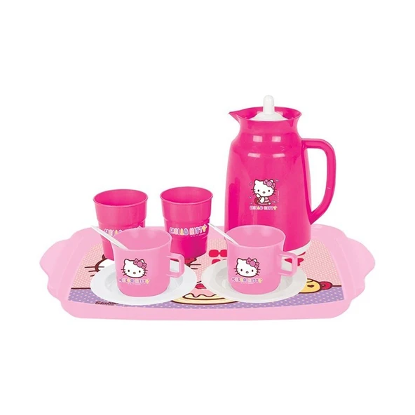 0626 HELLO KITTY ÇAY SETİ - Resim 2