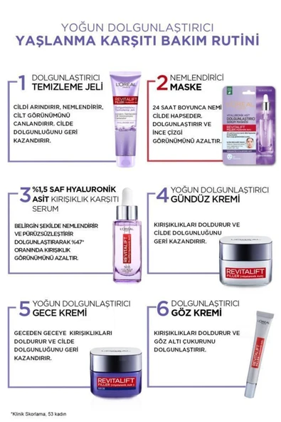 L'Oreal Revitalift Filler Serinletici Göz Serum Maskesi - Resim 2