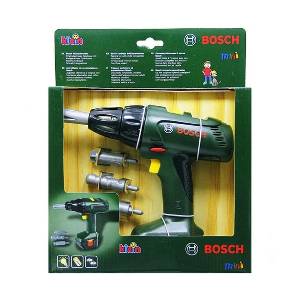 8402 Bosch Işıklı Oyuncak Matkap Seti - Resim 3