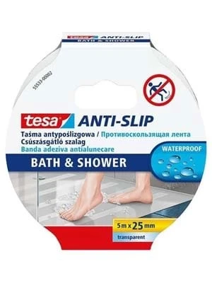 Tesa 25 Mmx5mt Banyo ve Duş İçin Kaydırmaz Bant 55533 ürün görseli 1