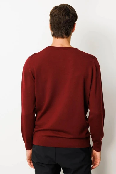 25607 DESEN KRZ ÖNÜ YÜRÜTMELİ BAKLAVALI 36/2 ERKEK TRİKO SY KAZAK - Resim 11