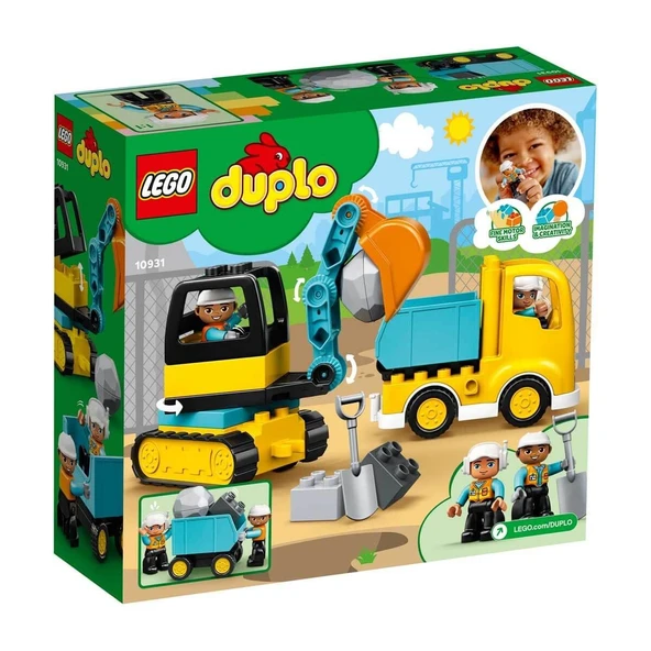 LEGO Duplo İnşaat Arabaları 10931 - Resim 4