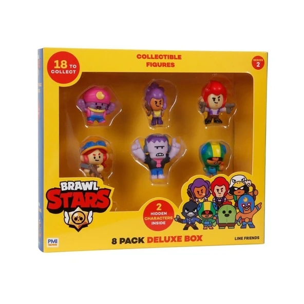PMI BRW2070 Brawl Stars 8li Delüks Figür Set Asorti ürün görseli