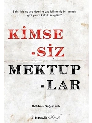 Kimsesiz Mektuplar-inkılap Yayınları ürün görseli 1