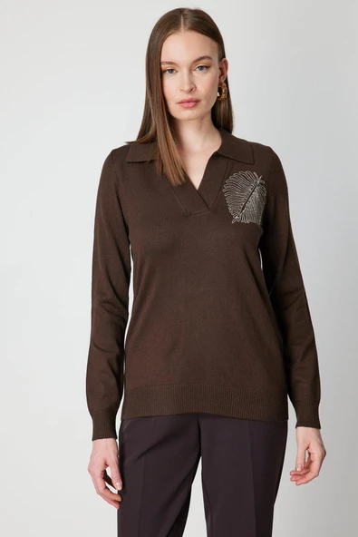 65334 ONTEKS KAZAK OMZU YAPRAK ZİNCİRLİ ürün görseli