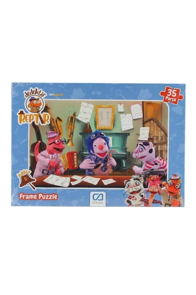 Ca Game CAFRM-5207-5208 DEDEKTİF REPTIR FRAME PUZZLE - Resim 3