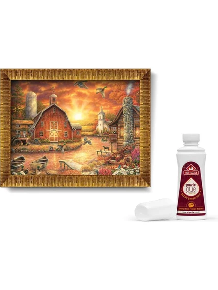 Art Puzzle Gün Batımı Yolculuğu Çerçeveli Yapboz - 1000 Parça 5692 - Resim 2