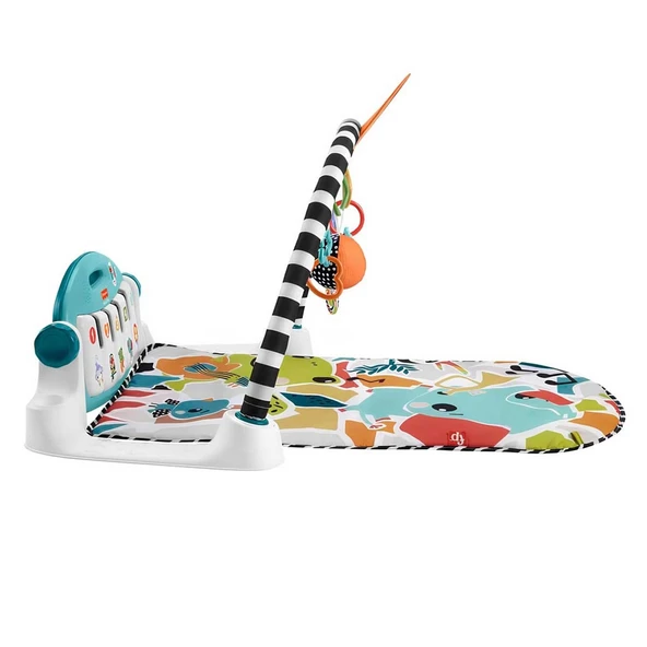 Fisher Price Sesli ve Işıklı Neşeli Hayvanlar Piyanolu Oyun Halısı HWY49 - Resim 2