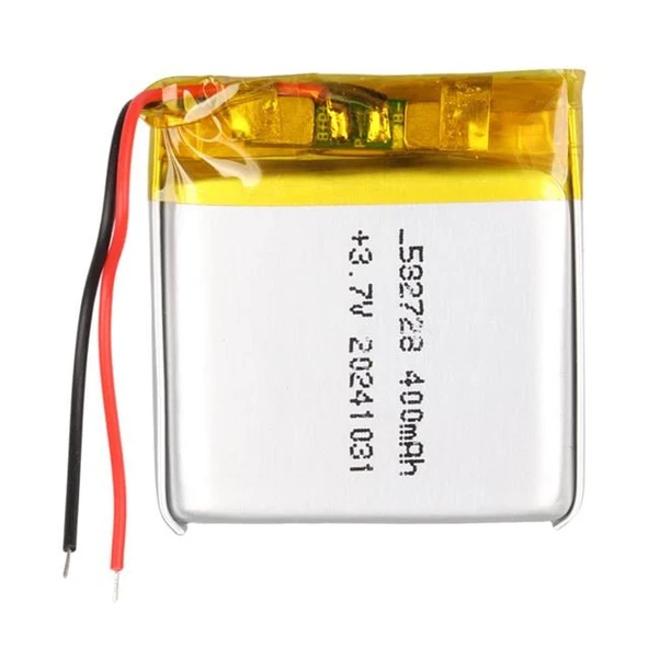 Powermaster 582728 3.7V 400Mah Lityum Polimer (Li-Po) Batarya Ciklet Pil ürün görseli 1