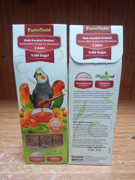 Euro Gold Ballı Paraket Krakeri 95 GRAM X 3 Paket ürün görseli