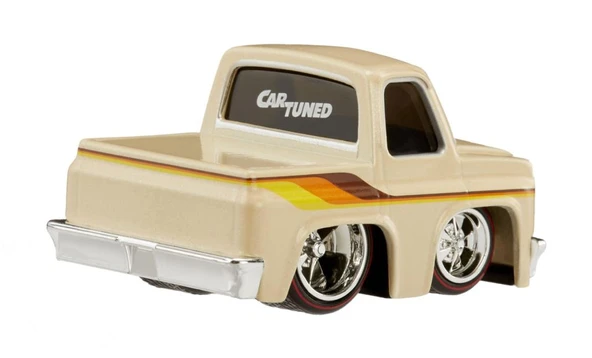 Adore Oyuncak CarTuned S3 1987 Chevy C10 - Krem Rengi Custom Araba ICT526711 - Resim 4