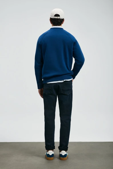 Lufian 112200235 Andrea Spor Jean Erkek Pantolon Slim Fit Erkek Kot Pantolon - Resim 7