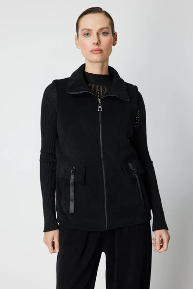 66920 ONTEKS YELEK FERMUARLI DÜĞMELİ UZUN ürün görseli