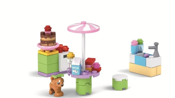 Ausini  Parça Fashion Girls Pasta Dükkanı - Resim 3