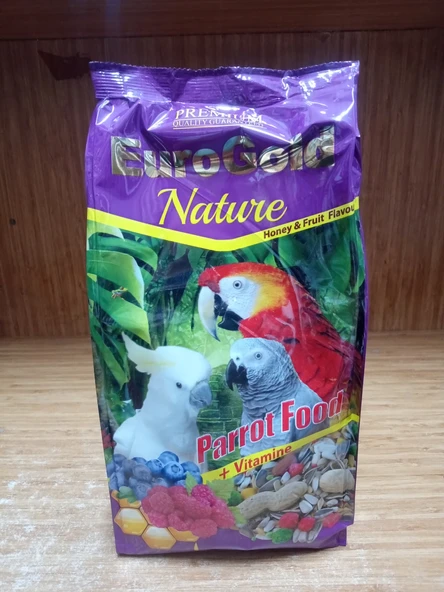 Eurogold Ballı ve Meyveli Sultan Cennet Paraket Yemi 750 Gram X 2 PAKET ürün görseli