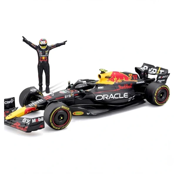 1:24 Formula 1 Oracle red Bull RB19 Model Araba - Resim 3