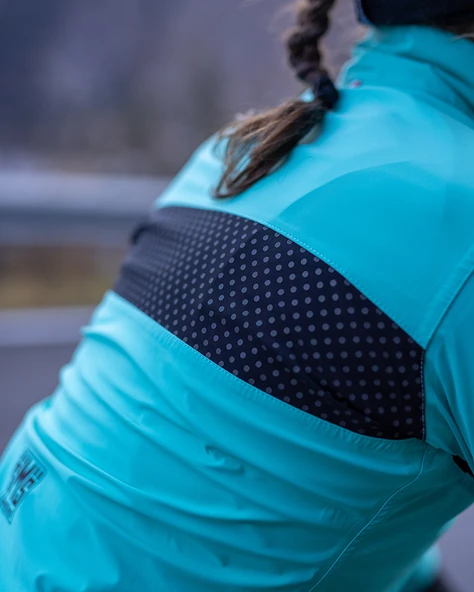 Santini GUARD MERCURIO Kadın Yağmurluk Bisiklet Ceketi 1W51775GUARDMERC - Resim 9