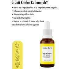 Maruderm Niacinamide %10 + Hyalüronik Asit + Panthenol Cilt Bakım Serumu 30 ml - Resim 2