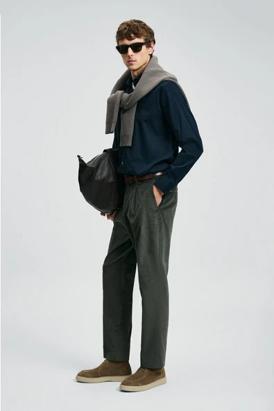 Lufian 112010686 Ferla Basic Gömlek Regular Fit Erkek Gömlek - Resim 3