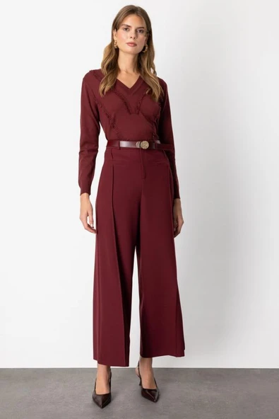 64133 ONTEKS PANTOLON DİKİŞLİ CEPLİ BOL - Resim 4