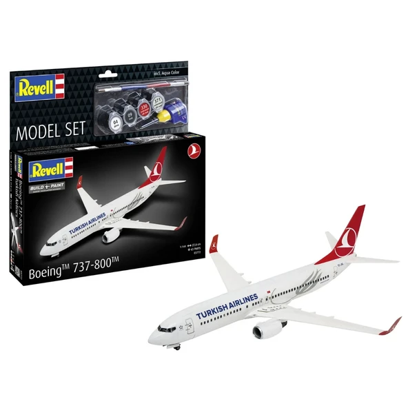 Revell M. Set Türk Hava Yolları Boeing 737-800 - Resim 5