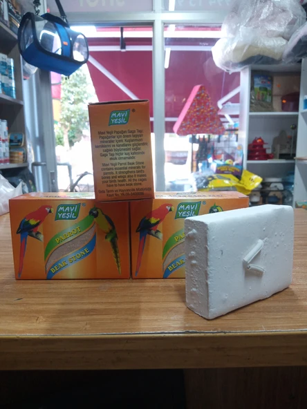 Eurogold Ballı ve Meyveli Paraket Yemi 750 Gram+PAPAĞAN TASMA+1 PAKET PARAKET GAGA TAŞI - Resim 4