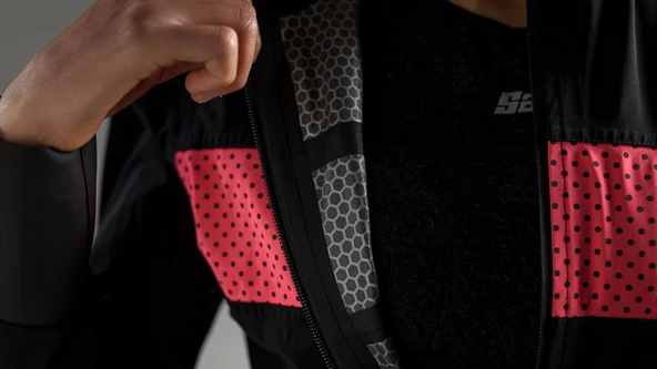 Santini GUARD MERCURIO Kadın Yağmurluk Bisiklet Ceketi 1W51775GUARDMERC - Resim 7